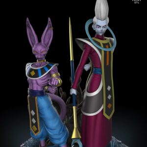 Beerus & Whis Dragon Ball Z | 3D Print File | STL
