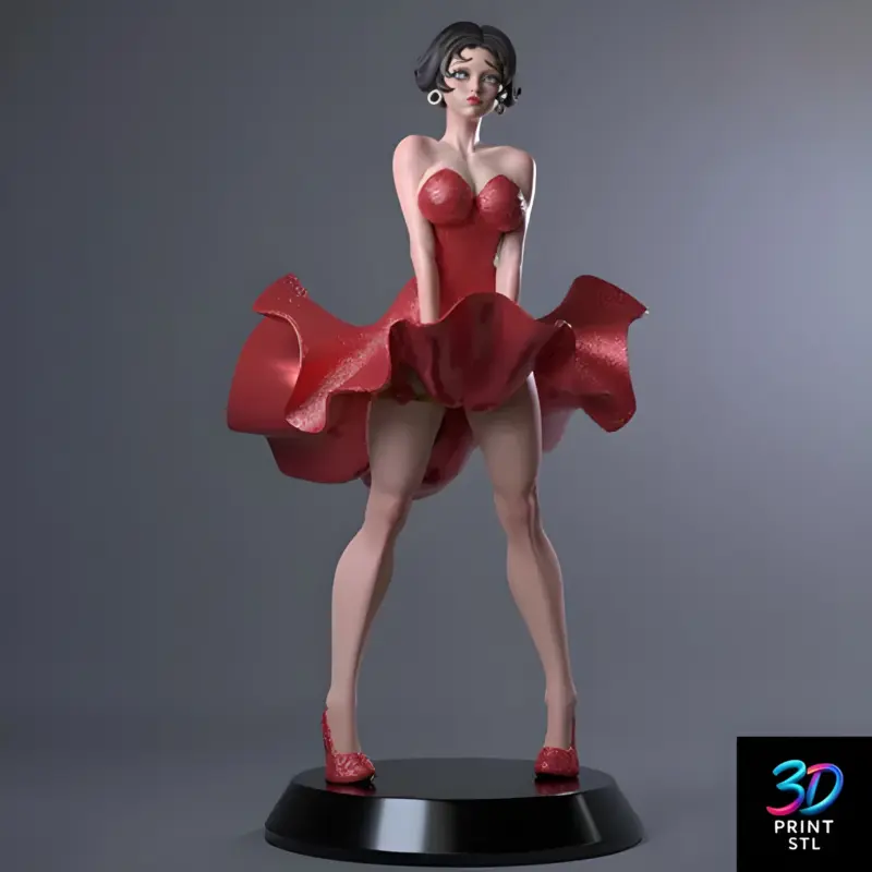 Betty Boop | STL for 3D Printers