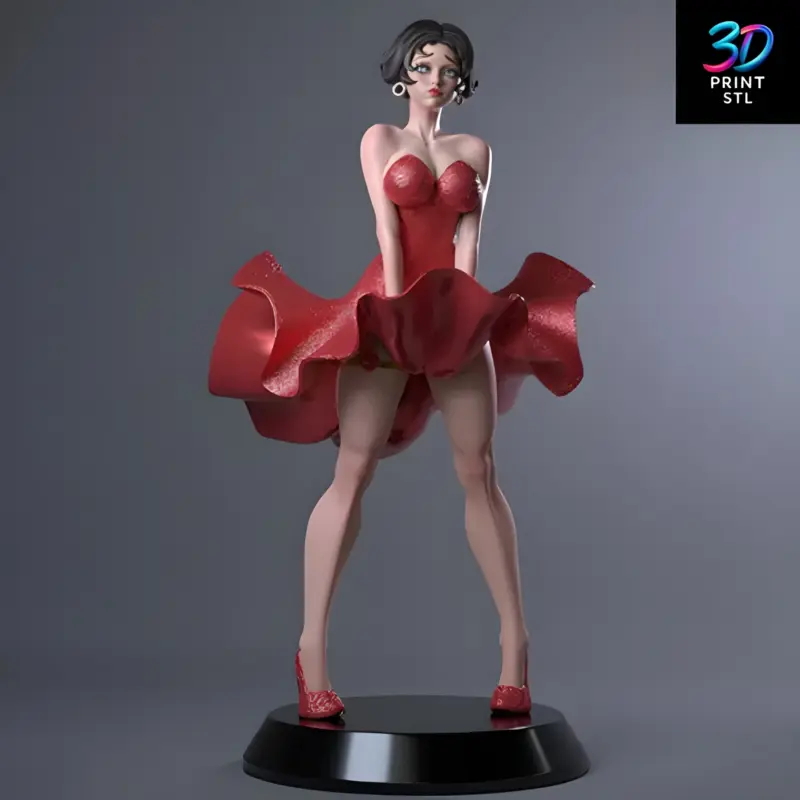 Betty Boop | STL for 3D Printers - Image 2