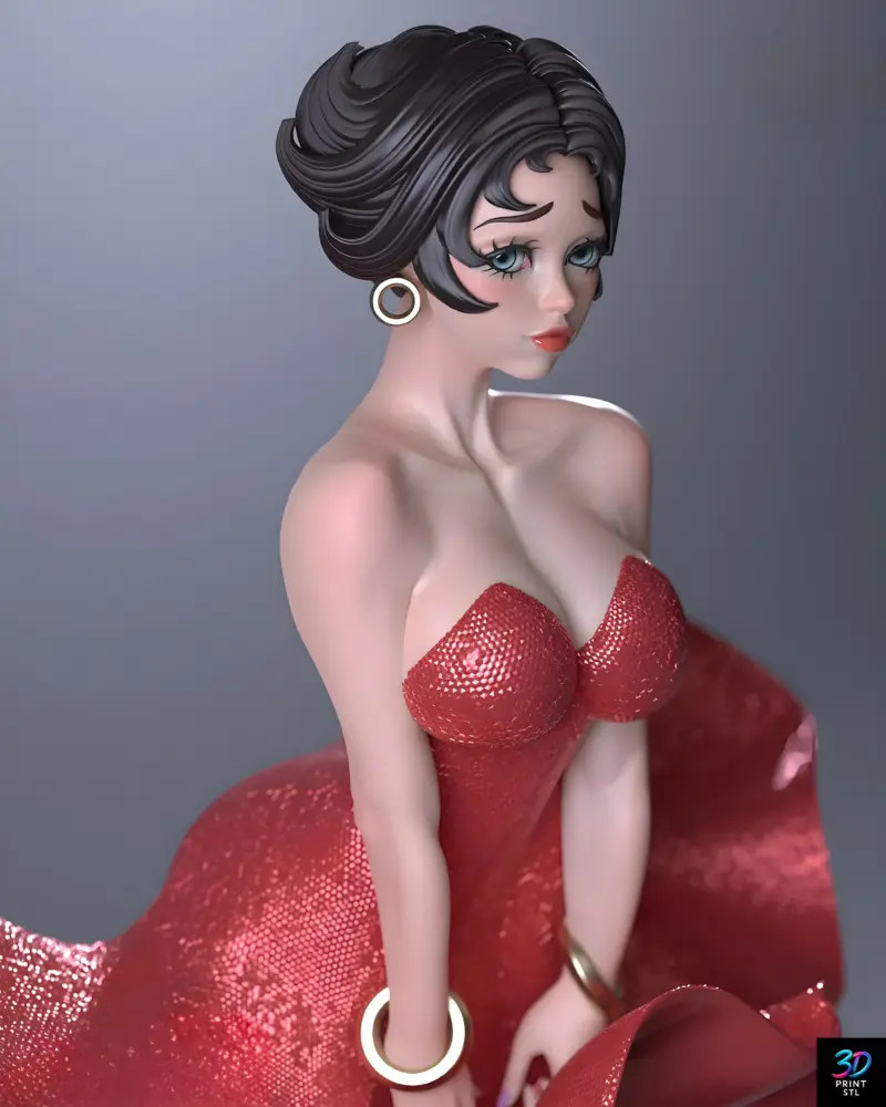 Betty Boop | STL for 3D Printers - Image 3