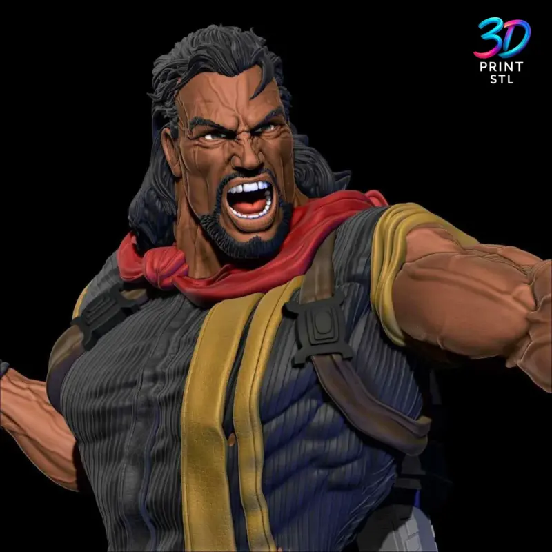 Bishop Figure X-Men | STL File for 3D Printing - Image 3