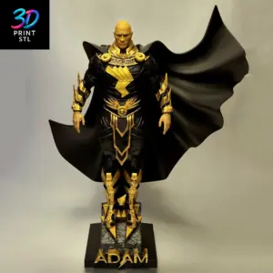 Black Adam Figure DC Comics | 3D Print Model | STL
