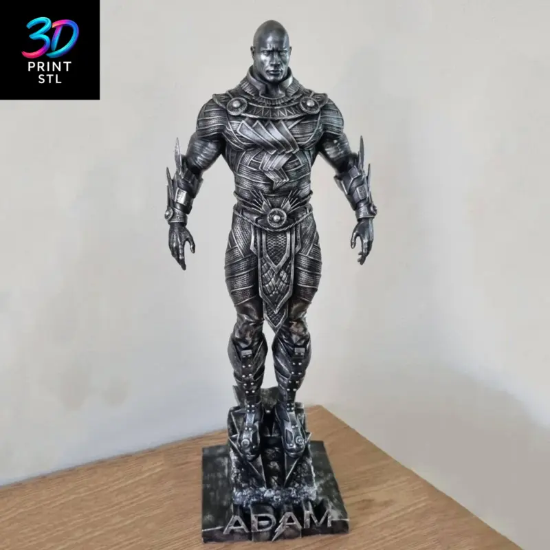Black Adam Figure DC Comics | 3D Print Model | STL - Image 4
