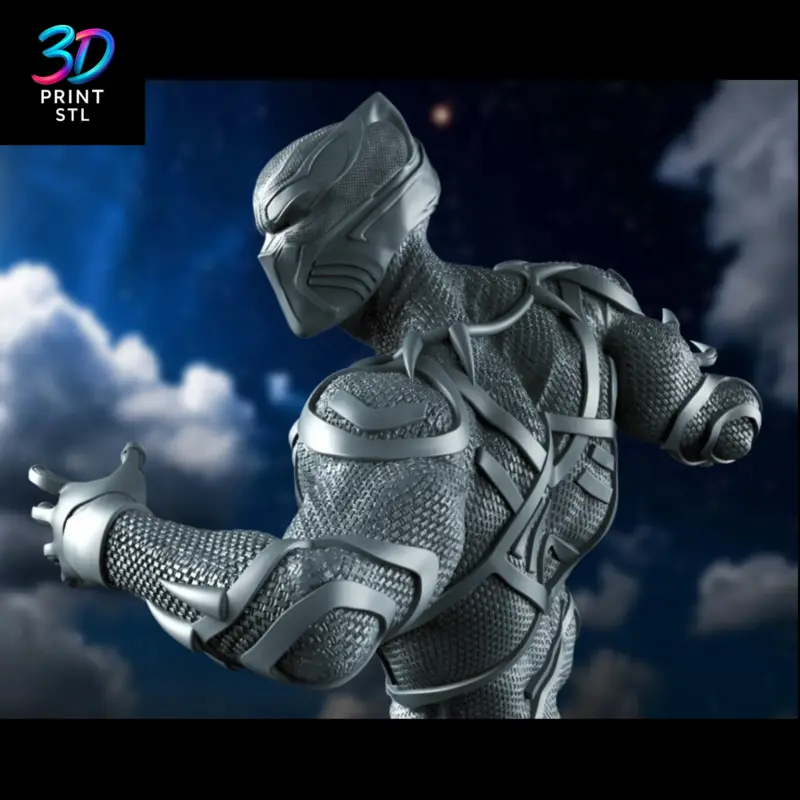 Black Panther Figure Marvel | 3D Print Model | STL - Image 5