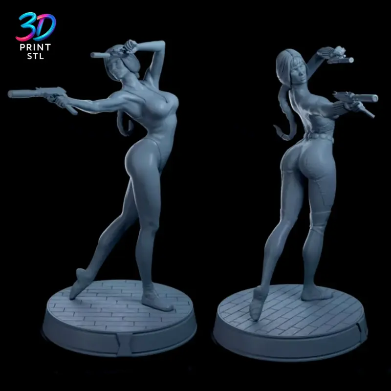 Black Widow Dancer Marvel | STL File for 3D Printing - Image 2