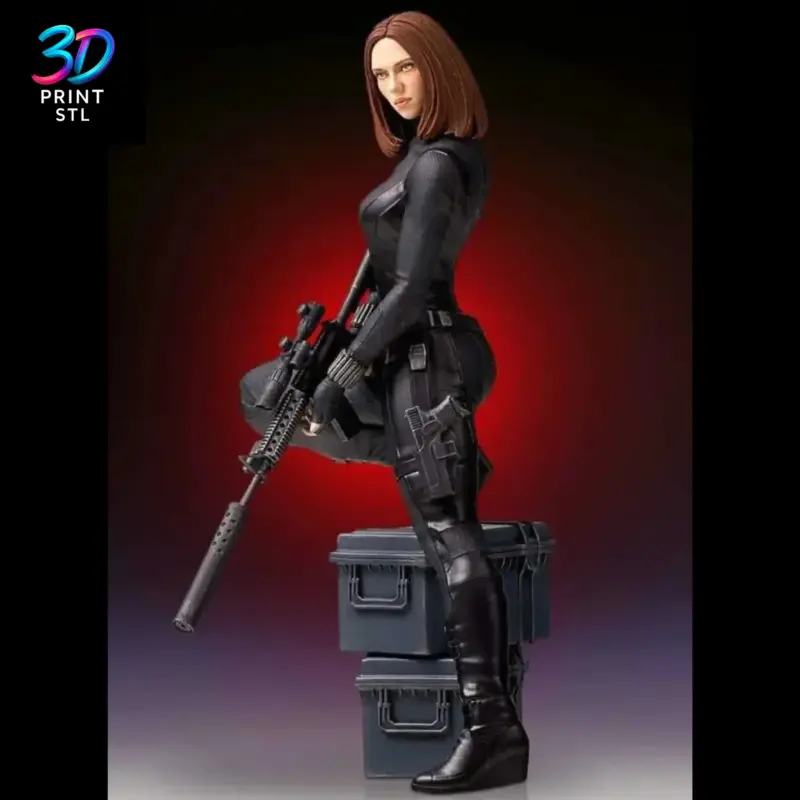 Black Widow Marvel | STL File for 3D Printing - Image 3