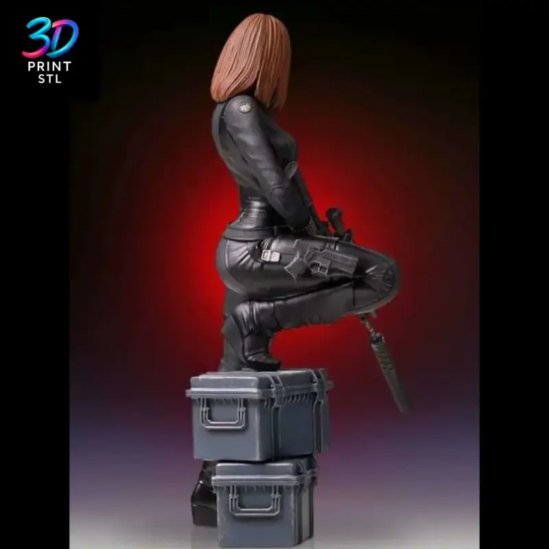 Black Widow Marvel | STL File for 3D Printing - Image 4