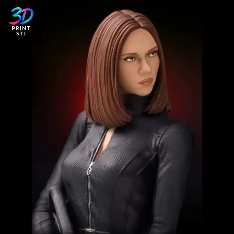 Black Widow Marvel | STL File for 3D Printing - Image 6