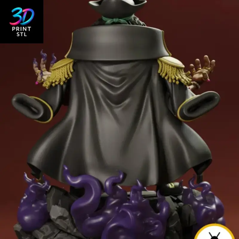 Blackbeard Figure One Piece | STL for 3D Printers - Image 4