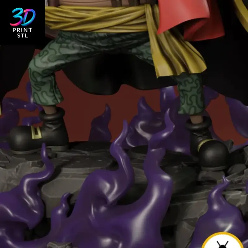 Blackbeard Figure One Piece | STL for 3D Printers - Image 6
