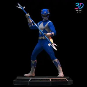 Blue Power Ranger Figure Power Rangers | 3D Print File | STL