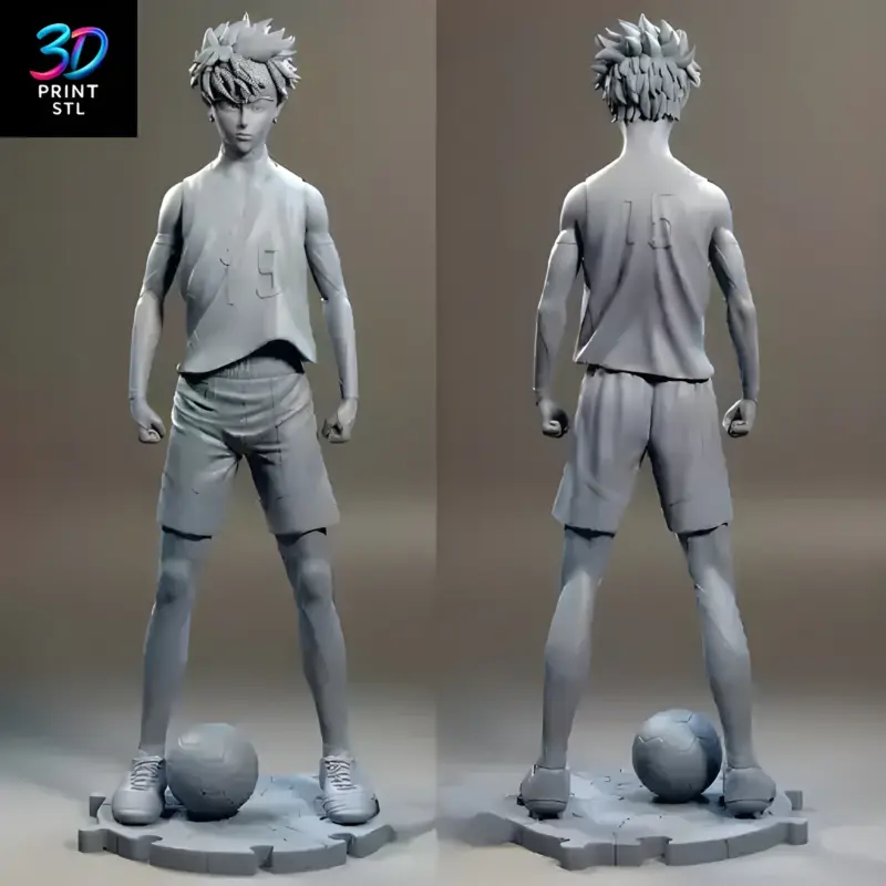 Isagi Yoichi Blue Lock | 3D Print File | STL - Image 2
