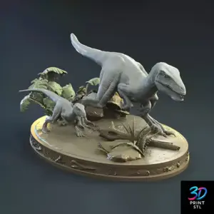 Blue and Baby Hunting | 3D Print File | STL