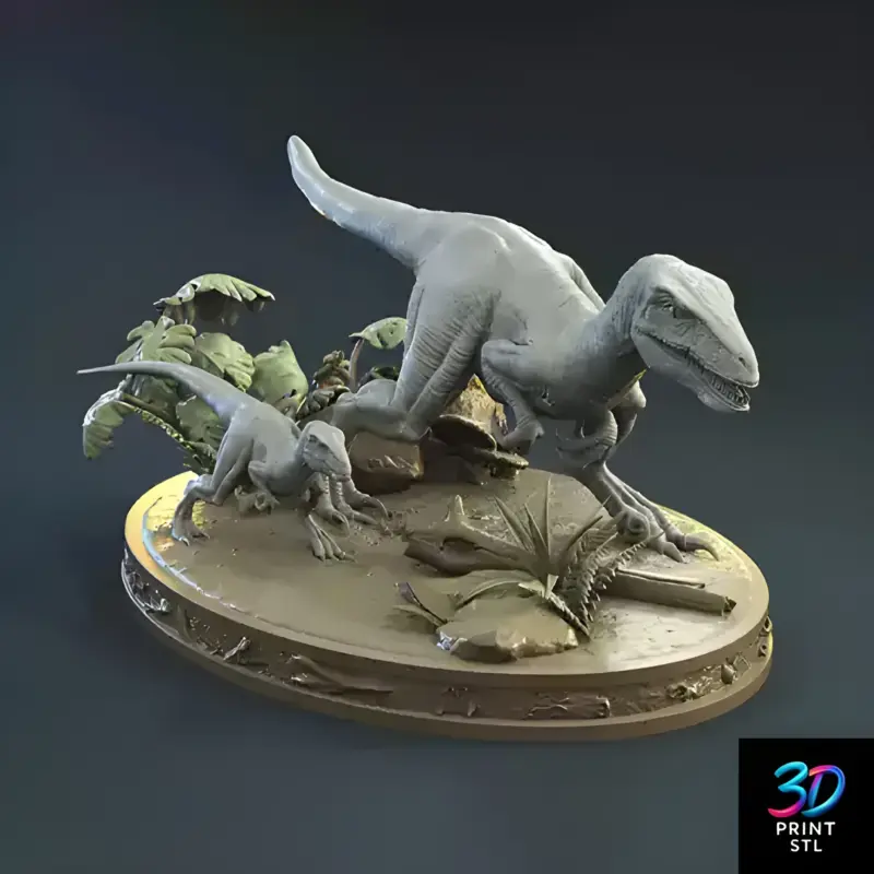 Blue and Baby Hunting | 3D Print File | STL