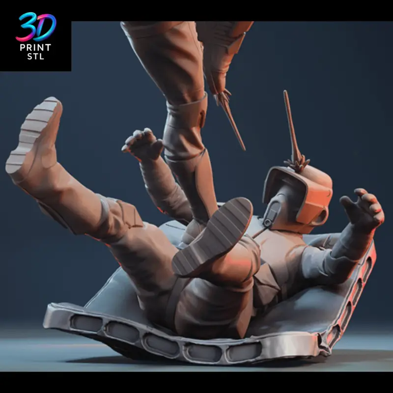 Bo-Katan Kryze Diorama Star Wars | 3D Print Model | STL - Image 5
