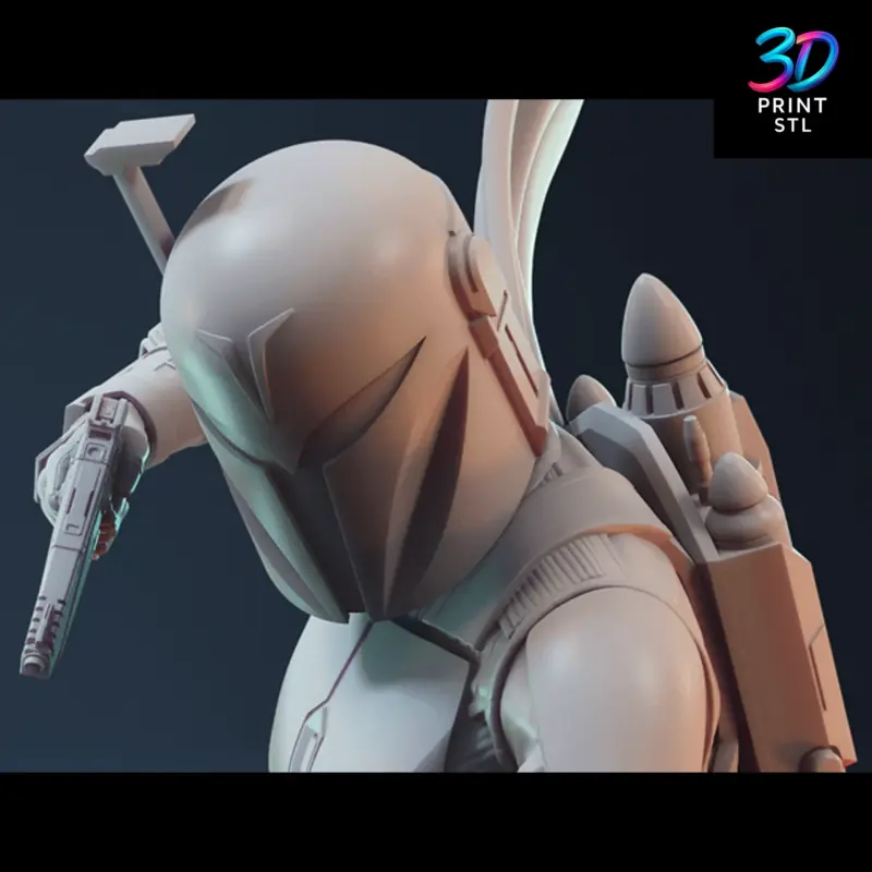 Bo-Katan Kryze Diorama Star Wars | 3D Print Model | STL - Image 7