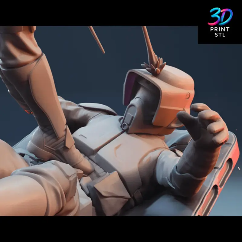 Bo-Katan Kryze Diorama Star Wars | 3D Print Model | STL - Image 9