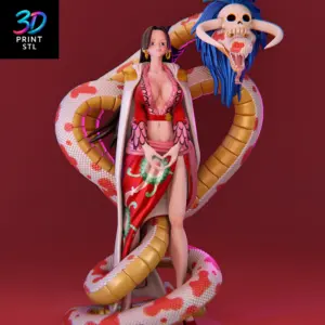 Boa Hancock Figure One Piece | 3D Print Model | STL
