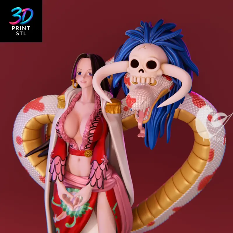 Boa Hancock Figure One Piece | 3D Print Model | STL - Image 3