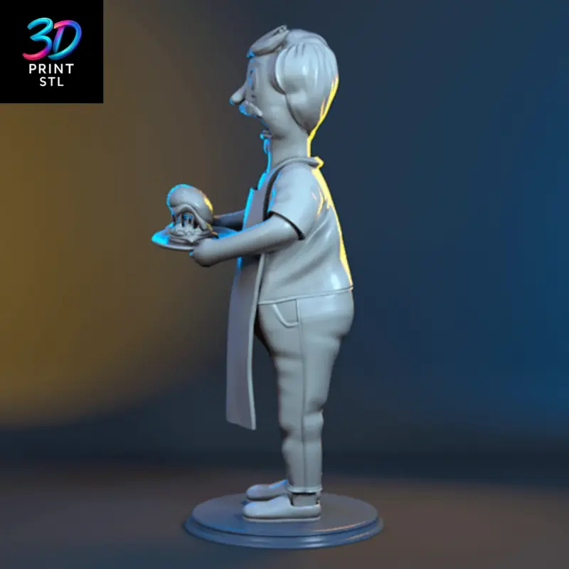 Bob Belcher Figure Bob's Burgers | 3D Print Model | STL - Image 4