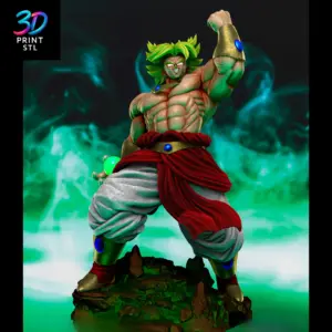 Broly Figure Dragon Ball | 3D Print Model | STL