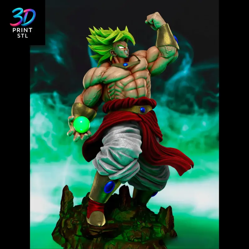 Broly Figure Dragon Ball | 3D Print Model | STL - Image 2