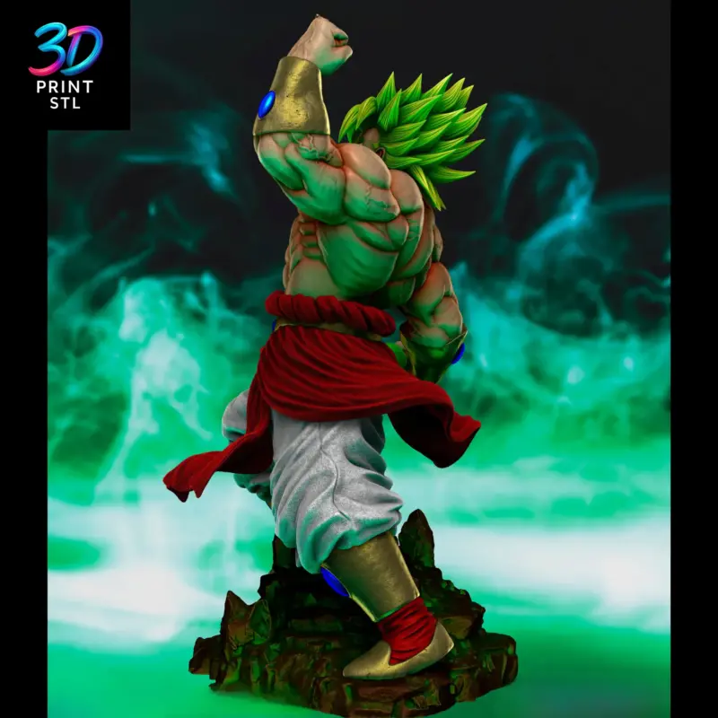 Broly Figure Dragon Ball | 3D Print Model | STL - Image 3