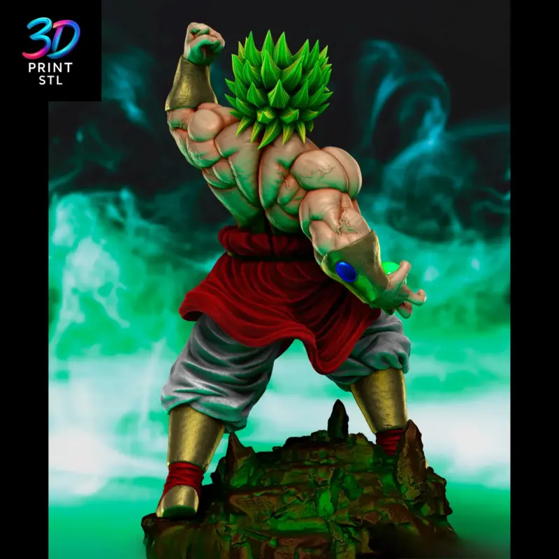Broly Figure Dragon Ball | 3D Print Model | STL - Image 4