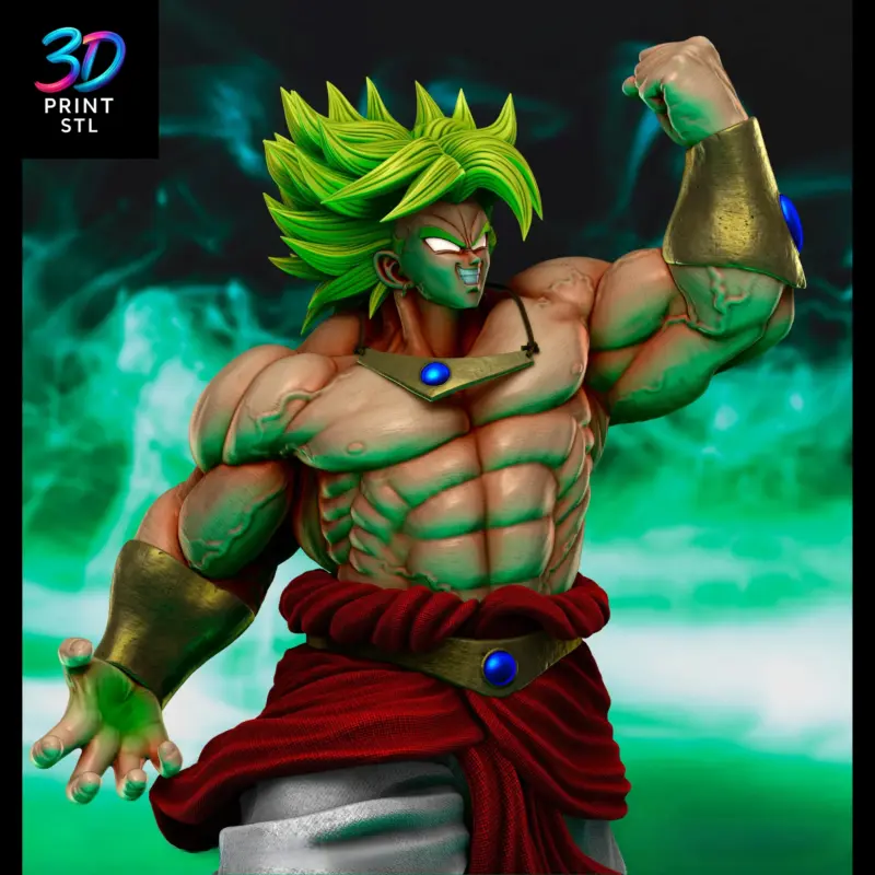 Broly Figure Dragon Ball | 3D Print Model | STL - Image 5