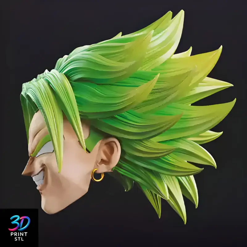 Broly Mask Dragon Ball | 3D Print File | STL - Image 2
