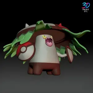 Brute Bonnet Pokémon | 3D Print File | STL