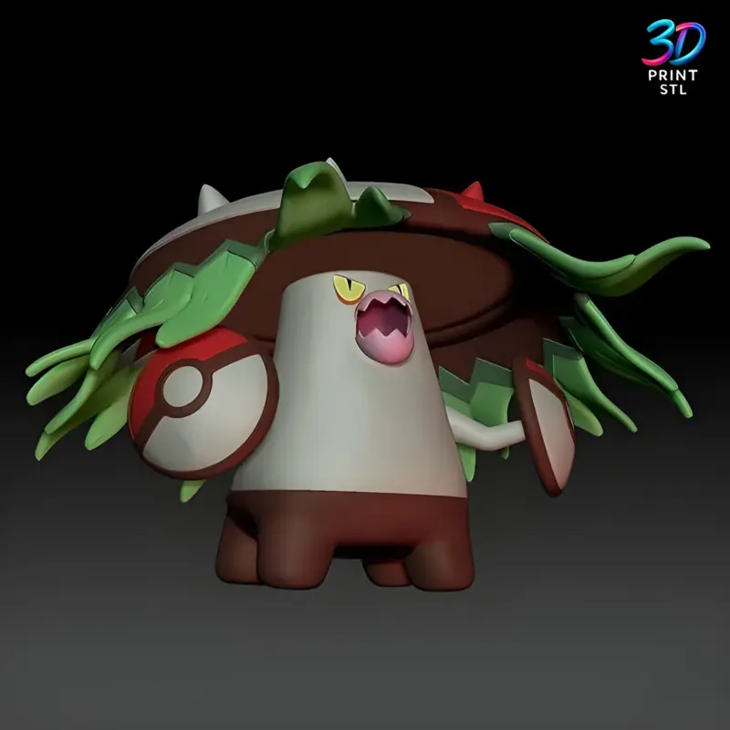 Brute Bonnet Pokémon | 3D Print File | STL