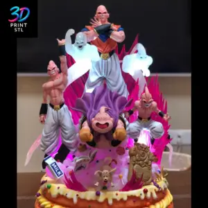 Buu Diorama Dragon Ball Z | 3D Print Model | STL
