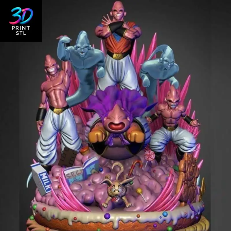 Buu Diorama Dragon Ball Z | 3D Print Model | STL - Image 2