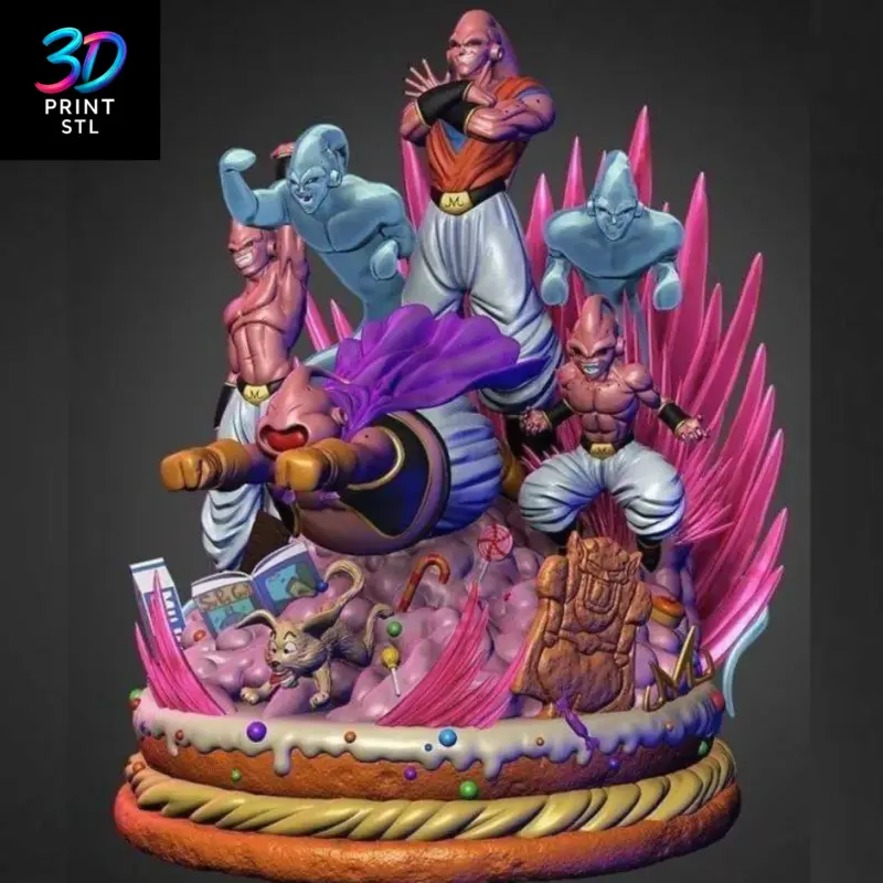 Buu Diorama Dragon Ball Z | 3D Print Model | STL - Image 3