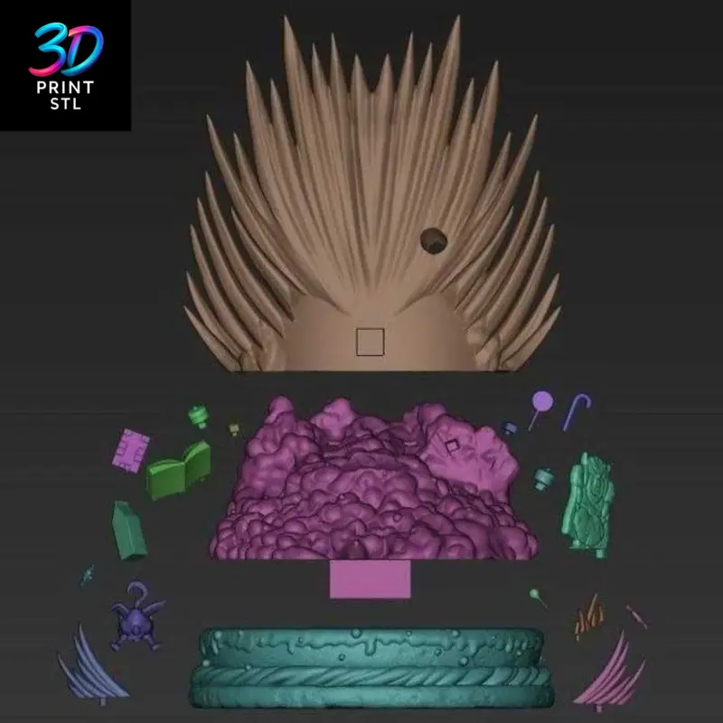Buu Diorama Dragon Ball Z | 3D Print Model | STL - Image 5