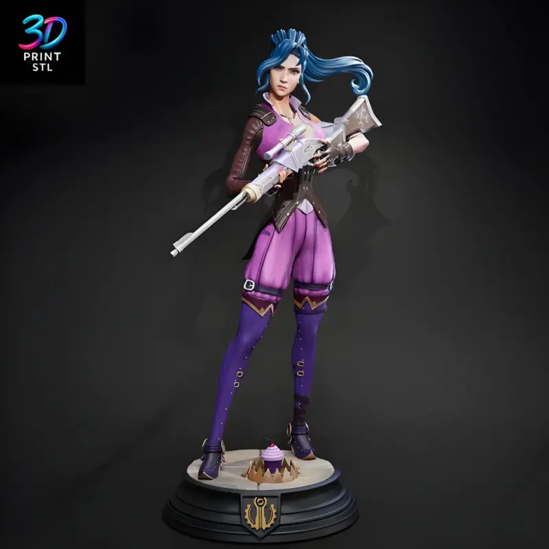 Caitlyn League of Legends | STL for 3D Printers - Image 2