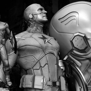 Captain America Figure Marvel | 3D Print File | STL
