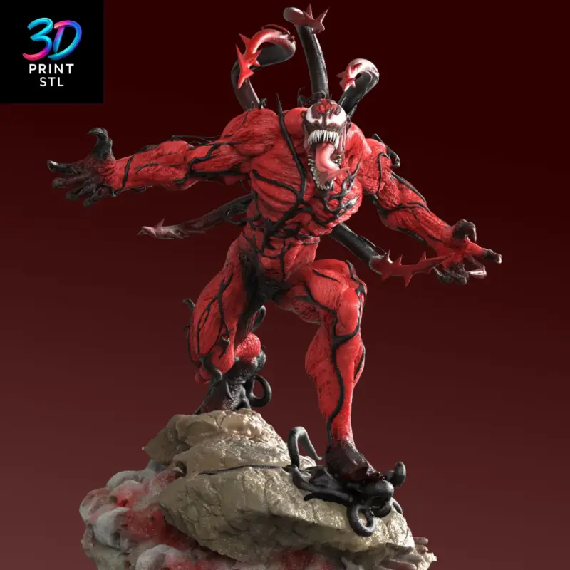 Carnage Figure Marvel | 3D Print Model | STL
