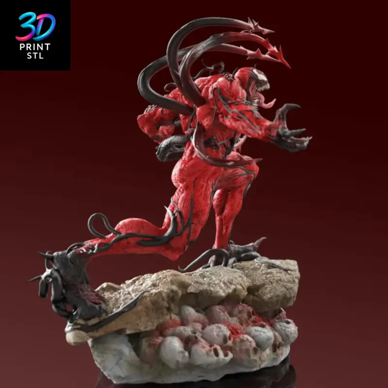 Carnage Figure Marvel | 3D Print Model | STL - Image 2
