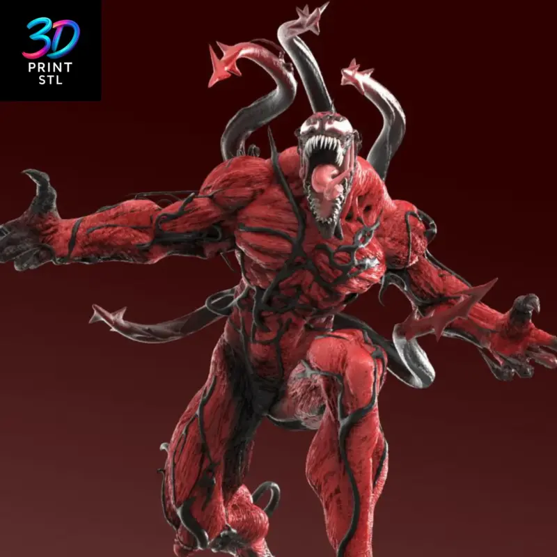 Carnage Figure Marvel | 3D Print Model | STL - Image 3