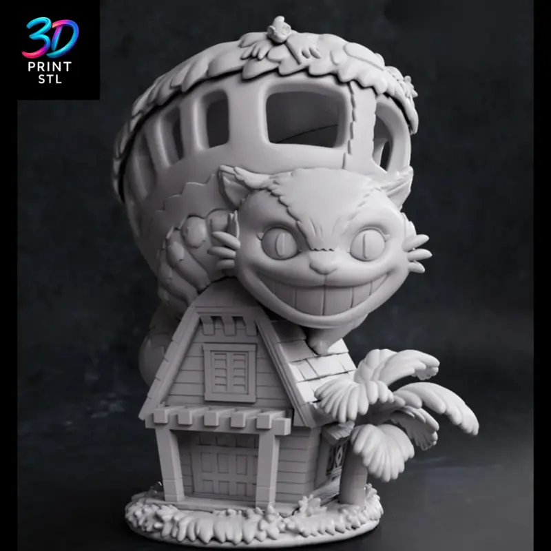 Catbus Diorama My Neighbor Totoro | STL File for 3D Printing - Image 2