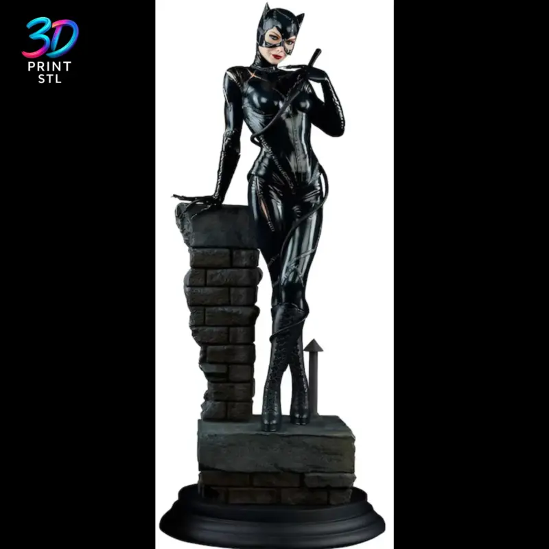 Catwoman Figure DC Comics | 3D Print Model | STL