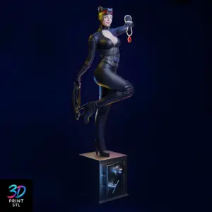 Catwoman STL 3D Print Model 2