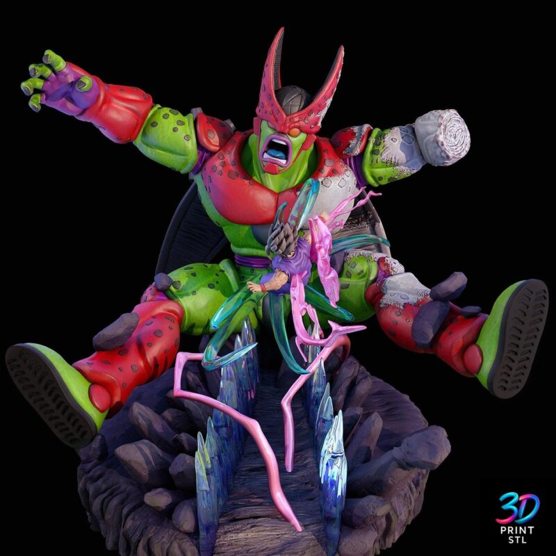 Cell Max vs Gohan Dragon Ball Z | STL for 3D Printers - Image 4
