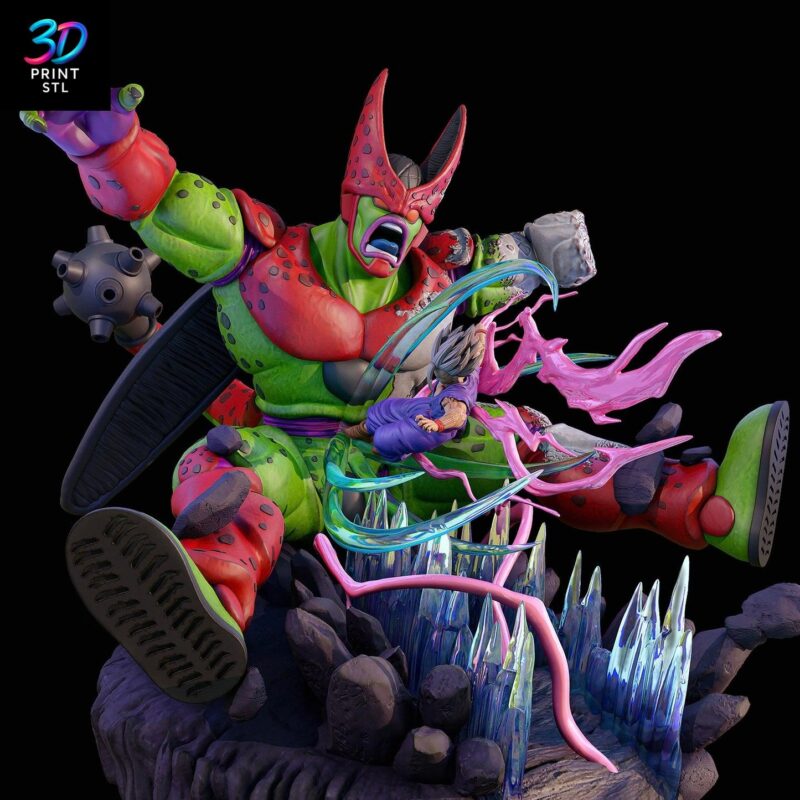 Cell Max vs Gohan Dragon Ball Z | STL for 3D Printers - Image 6