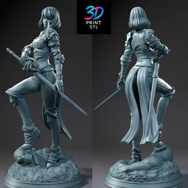 Cha Hae-In Solo Leveling | 3D Print Model | STL - Image 4