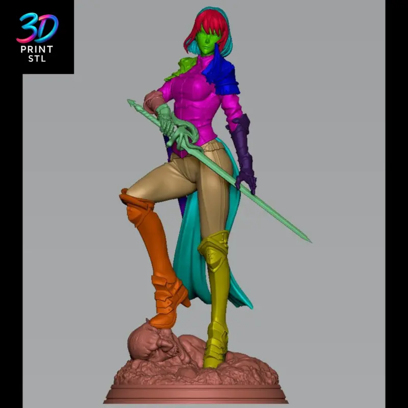 Cha Hae-In Solo Leveling | 3D Print Model | STL - Image 5