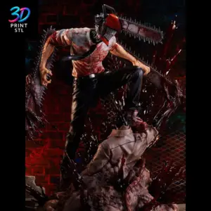 Denji Figure Chainsaw Man | STL File for 3D Printing