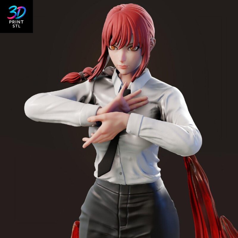 Makima Figure Chainsaw Man | 3D Print File | STL - Image 2